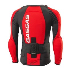 Gilet protection GASGAS Sequence complète avec ceinture noir/rouge