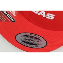 Casquette enfant GASGAS Trucker avec visiere plate rouge/blanc