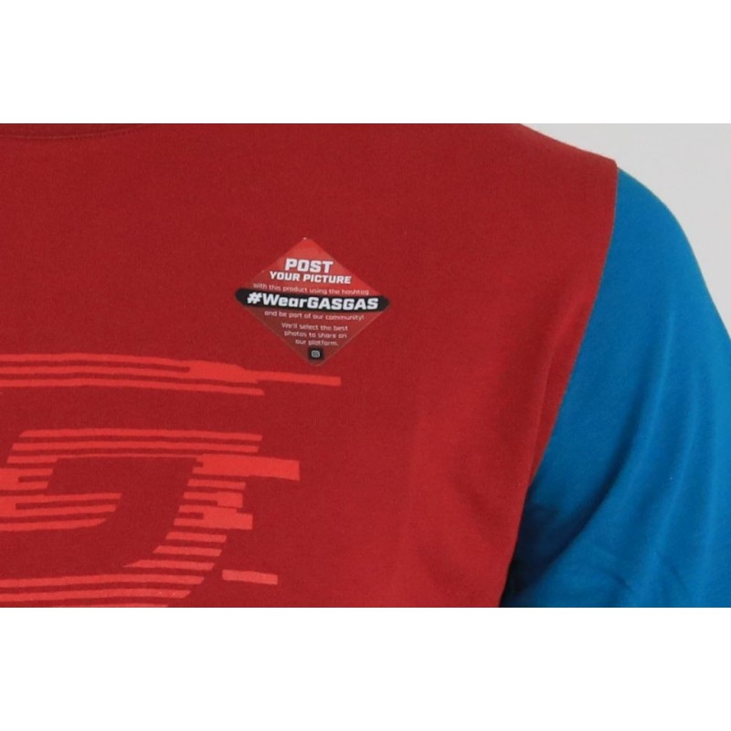 Tee-shirt GASGAS Fast rouge/bleu