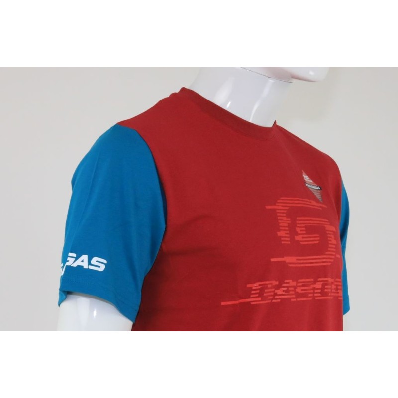 Tee-shirt GASGAS Fast rouge/bleu