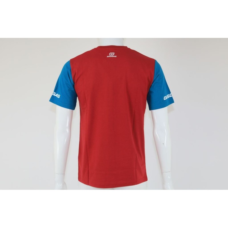 Tee-shirt GASGAS Fast rouge/bleu