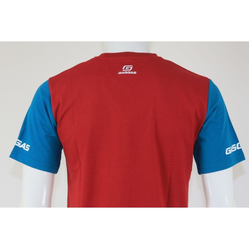 Tee-shirt GASGAS Fast rouge/bleu