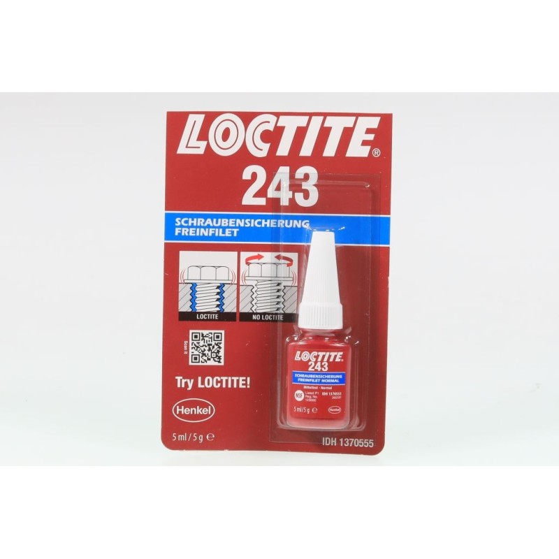 Frein filet bleu LOCTITE 243 resistance moyenne 5ml