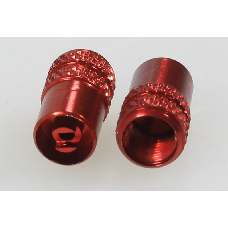 Bouchon valve + démonte obus GASGAS rouge la paire
