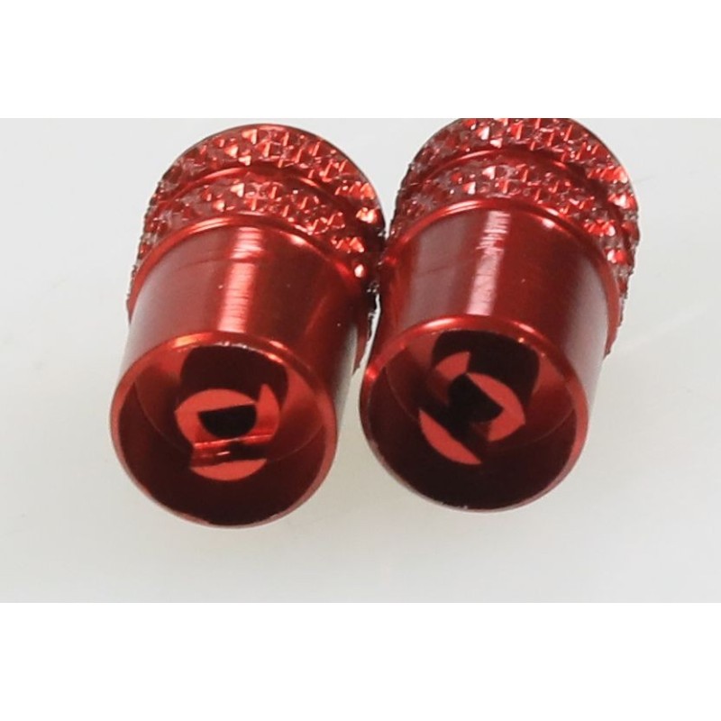 Bouchon valve + démonte obus GASGAS rouge la paire