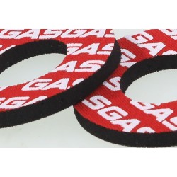 Donutz, anneau en mousse poignée gaz GASGAS rouge la paire