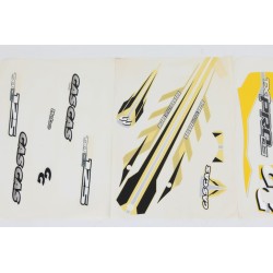 Kit autocollant GASGAS 2003 125 jaune complet