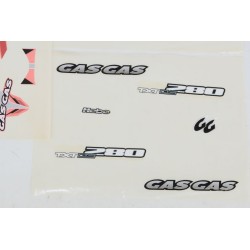 Kit autocollant GASGAS 2003 280 rouge complet
