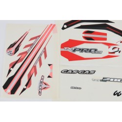 Kit autocollant GASGAS 2003 280 rouge complet