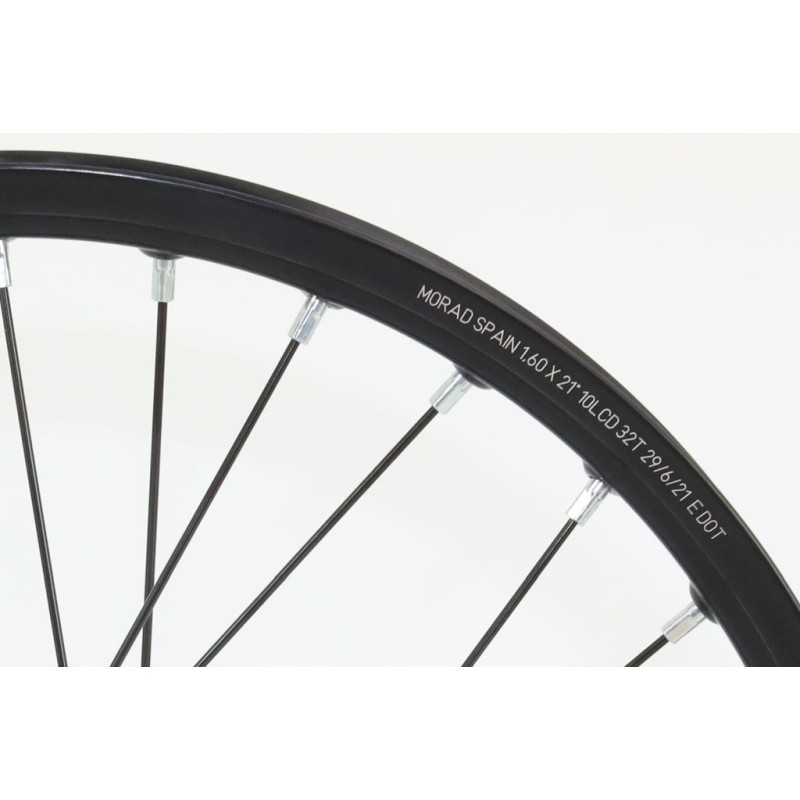 Roue AV GASGAS 32 trous complete noir