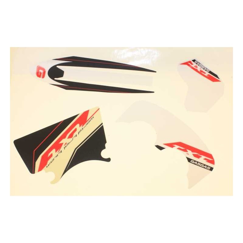 Kit autocollant GASGAS 2012 complet