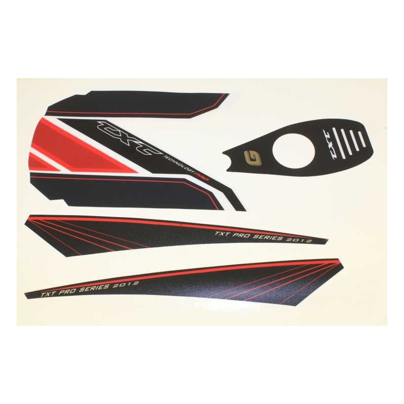 Kit autocollant GASGAS 2012 complet