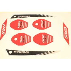 Kit autocollant GASGAS 2012 complet