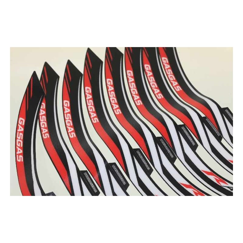 Autocollant cerceau de roue GASGAS 2012 racing