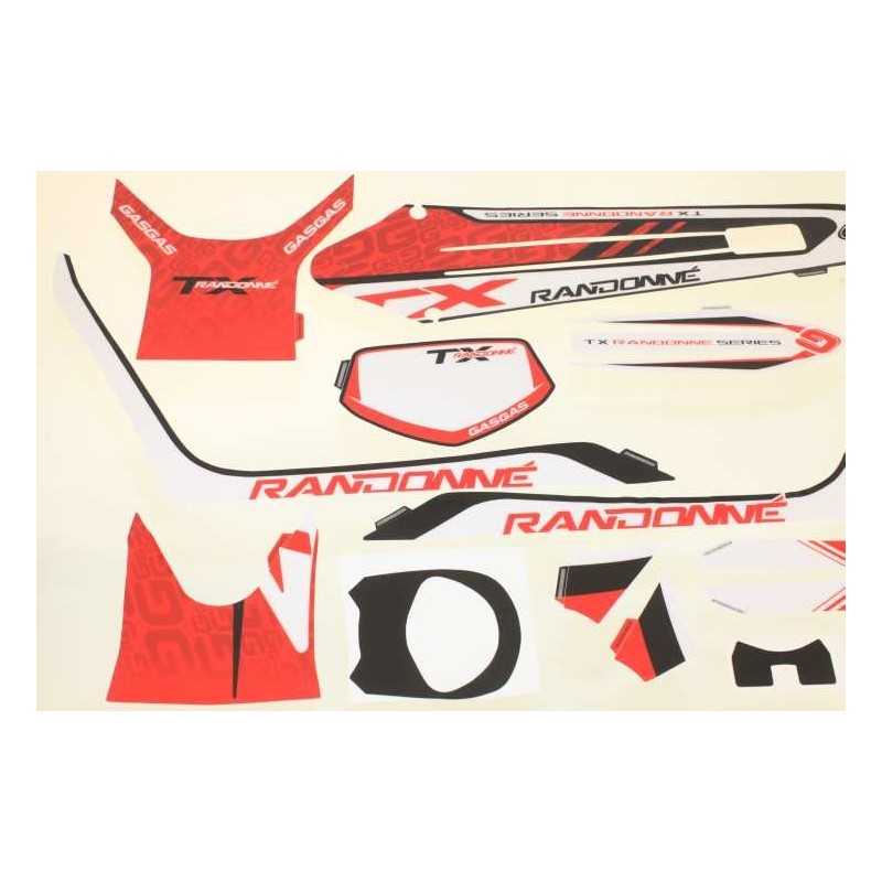 Kit autocollant GASGAS 2014 125 randonnée complet