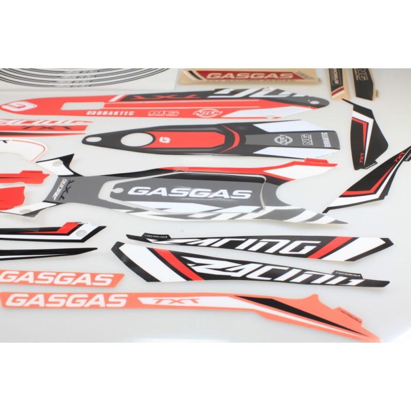 Kit autocollant GASGAS 2018 racing B complet