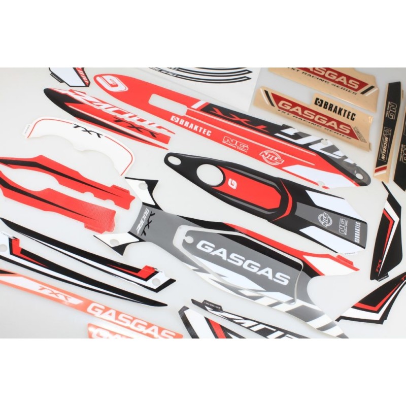 Kit autocollant GASGAS 2018 racing B complet