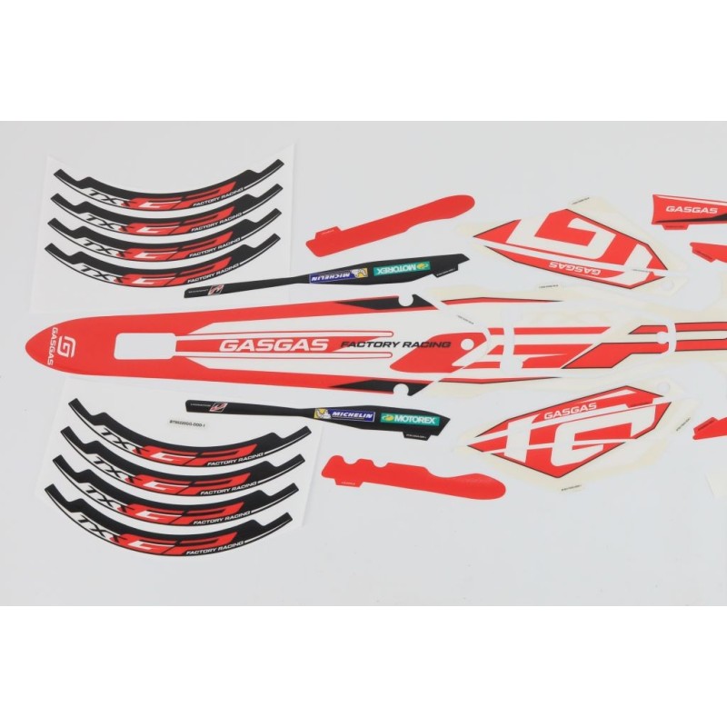 Kit autocollant GASGAS 2021-2022 GP complet
