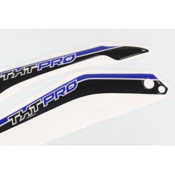 Autocollant selle GASGAS 2008 latéral la paire bleu
