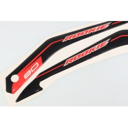 Autocollant selle GASGAS 2010 Rookie 80cc latéral la paire