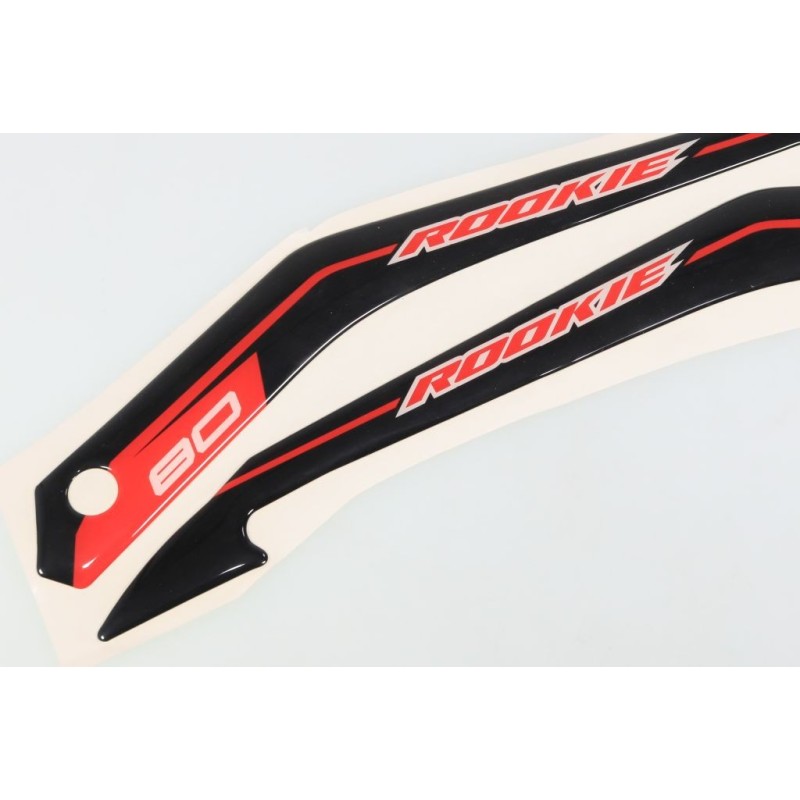 Autocollant selle GASGAS 2010 Rookie 80cc latéral la paire