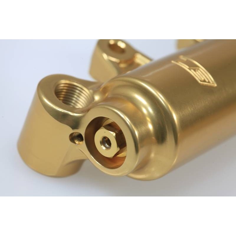 Fourche complete TECH acier couleur or 39mm fourreau or