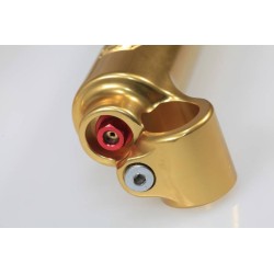Fourche complete TECH acier couleur or 39mm fourreau or