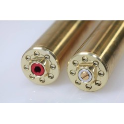 Fourche complete TECH acier couleur or 39mm fourreau or