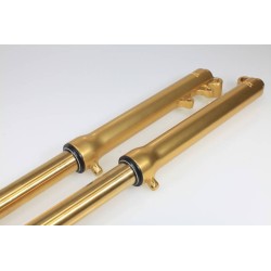 Fourche complete TECH acier couleur or 39mm fourreau or