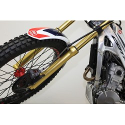 Fourche complete TECH acier couleur or 39mm fourreau or