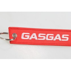 Porte clés GASGAS 125x30mm rouge
