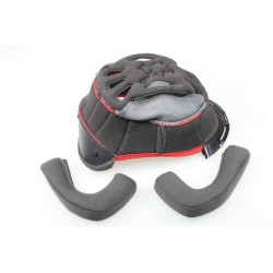 Interieur de casque HEBO Zone 4 carbone rouge