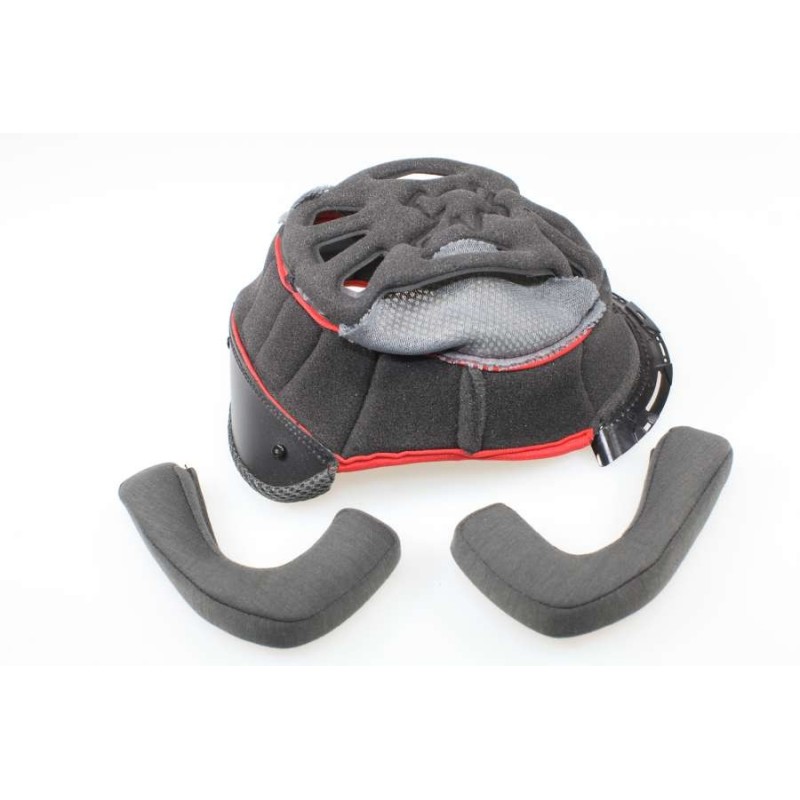 Interieur de casque HEBO Zone 4 carbone rouge