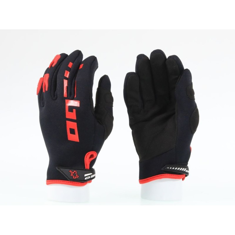 Gants HEBO Neopren noir/rouge