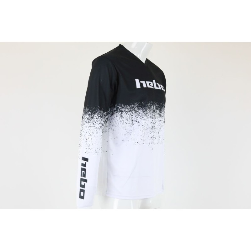 Maillot HEBO Pro V blanc/noir