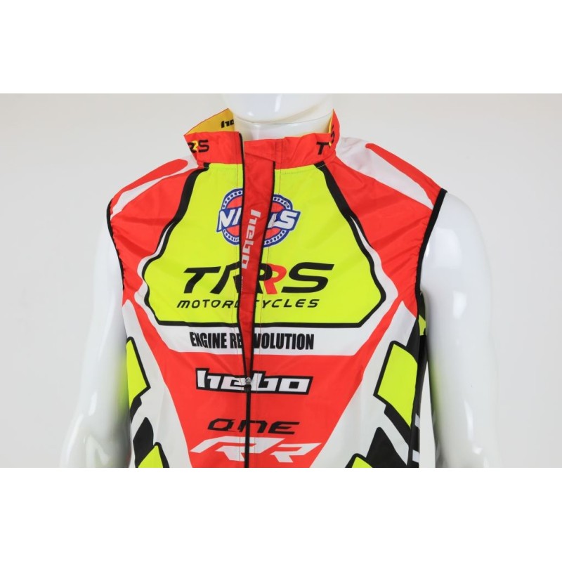Veste technique TRS Wind Pro sans manches jaune