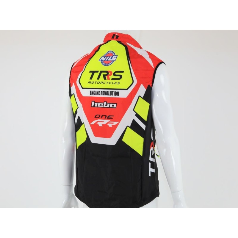 Veste technique TRS Wind Pro sans manches jaune