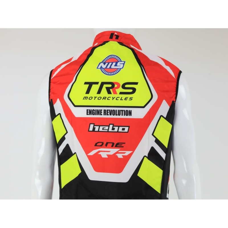 Veste technique TRS Wind Pro sans manches jaune