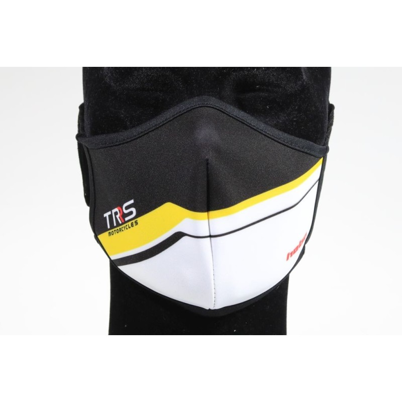 Masque Covid HEBO TRS noir/jaune