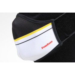 Masque Covid HEBO TRS noir/jaune