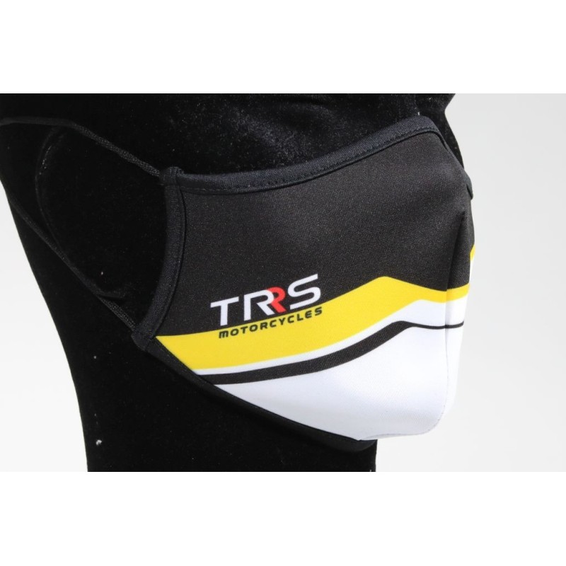 Masque Covid HEBO TRS noir/jaune