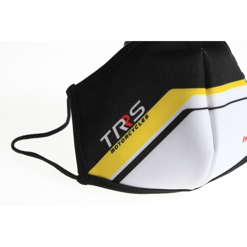 Masque Covid HEBO TRS noir/jaune