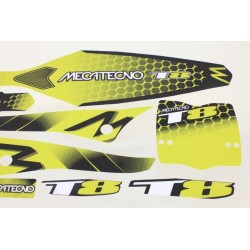 Kit autocollant MECATECNO T8 complet