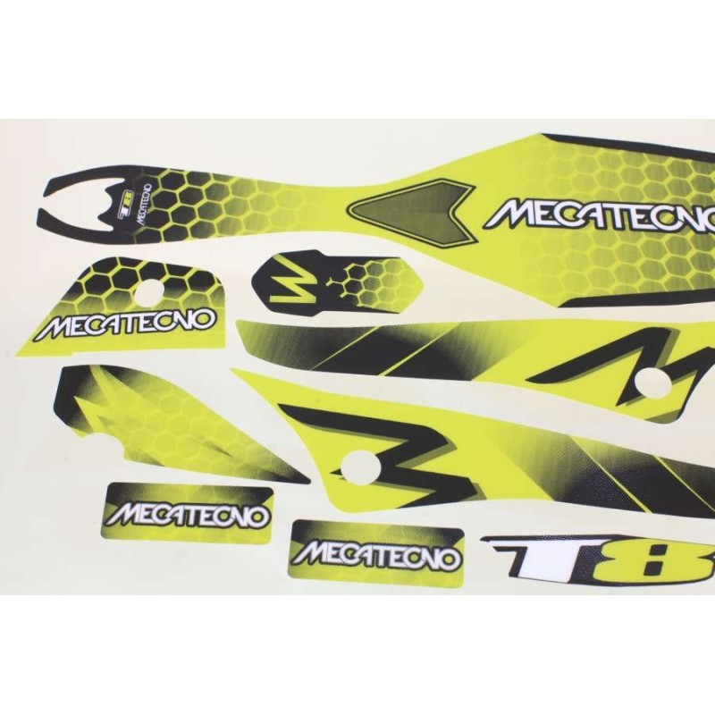 Kit autocollant MECATECNO T8 complet