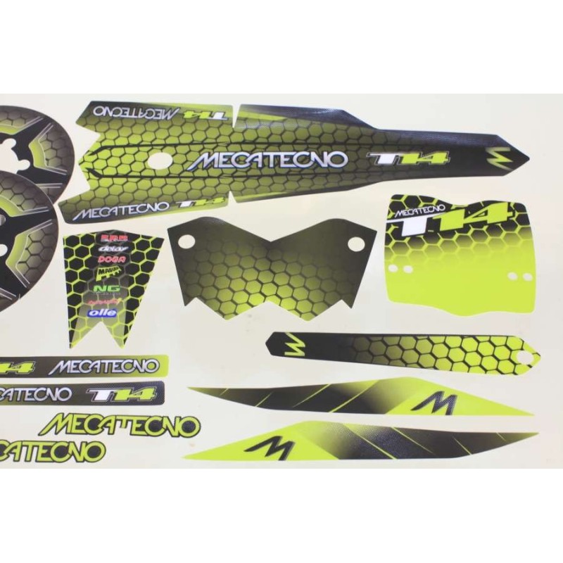 Kit autocollant MECATECNO T14 complet