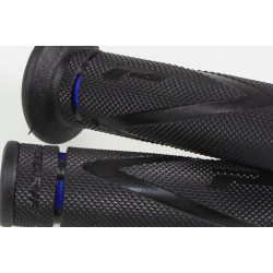 Revetement medium PRO GRIP ouvert au bout noir/bleu