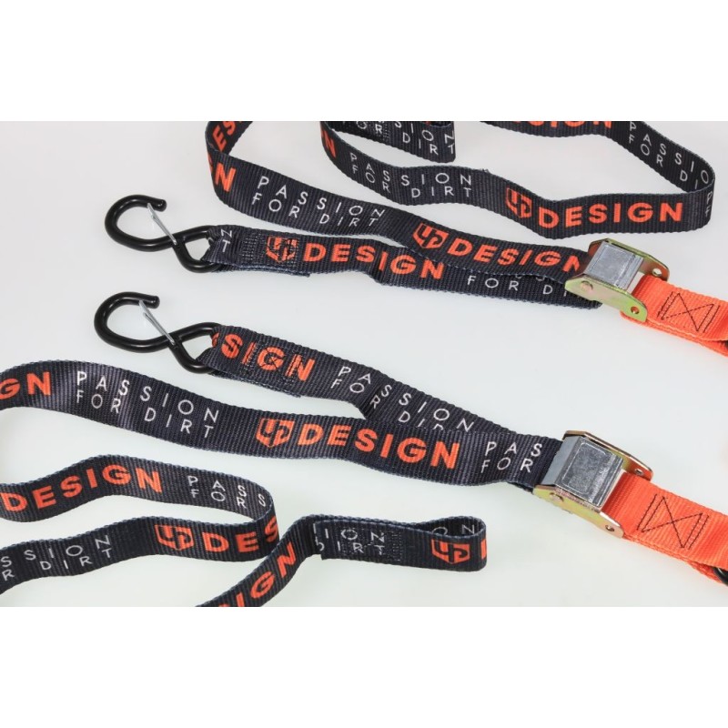 Sangles Up Design noir/orange