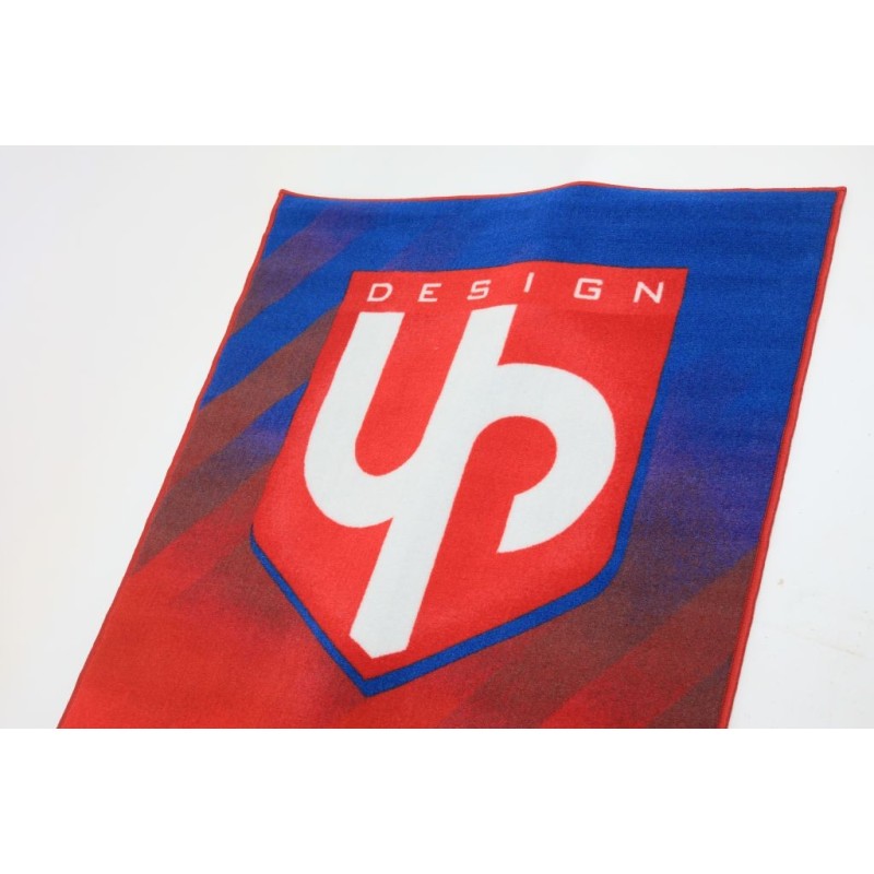Tapis mecanique environnemental UP rouge/bleu