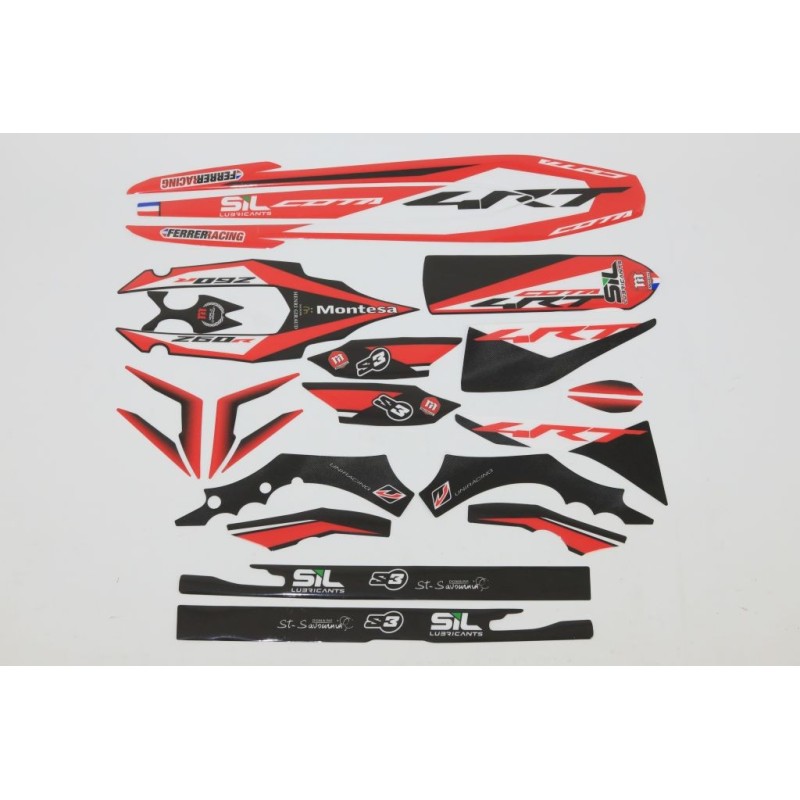 Kit déco MONTESA Ferrer Racing 2022-2023 4rt 260 rouge/noir
