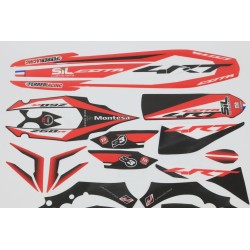 Kit déco MONTESA Ferrer Racing 2022-2023 4rt 260 rouge/noir